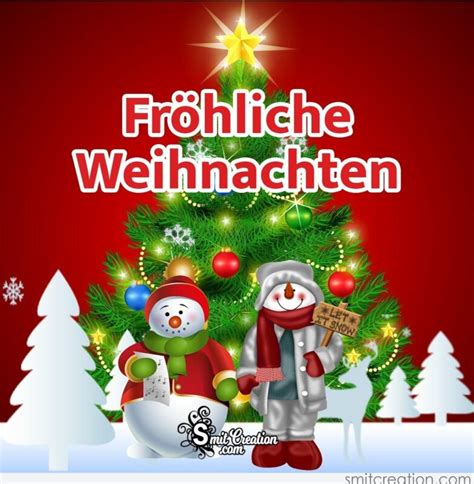 what is happy christmas in german